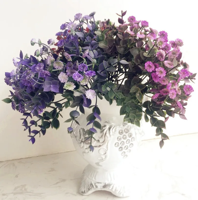 

10pcs Artificial Babysbreath Flower Plastic Babybreaths for Wedding Bush Bouquet Christmas Party Decorations