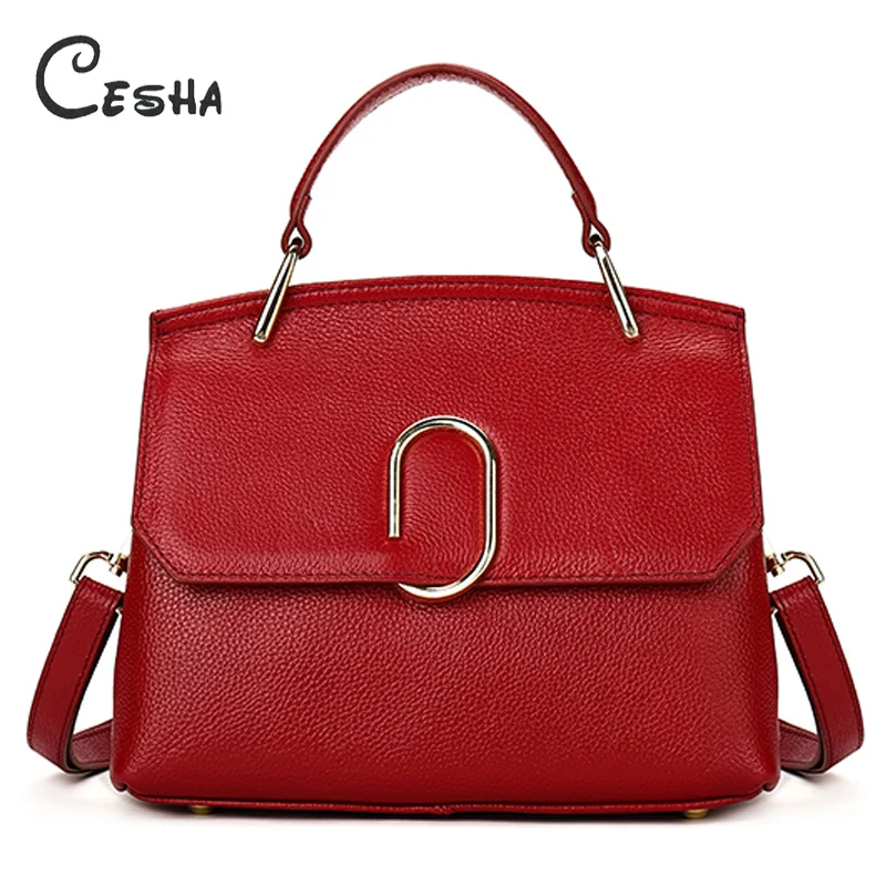 

2018 Genuine Cow Leather Handbag for Woman High Quality Real Cow Leather Shoulder Bag Fashion Luxury Business Women Handbag