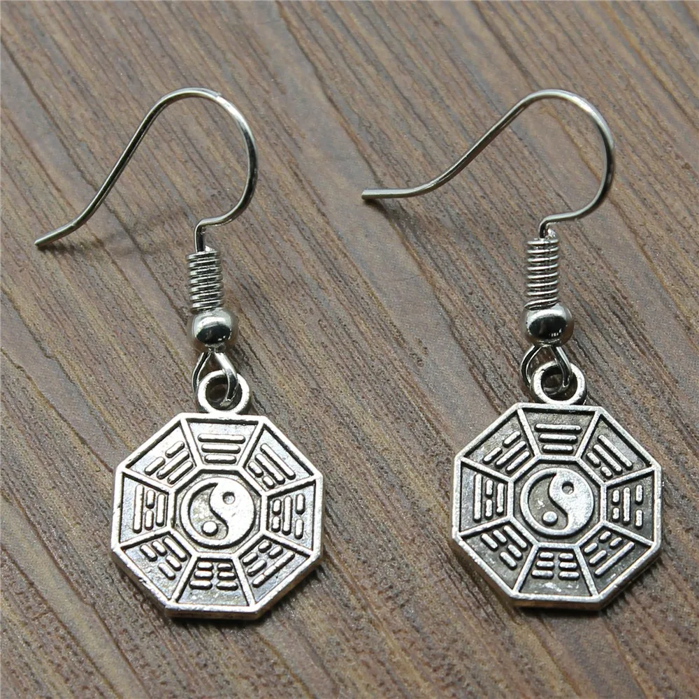 Dangle Earrings New Earring 16x13mm Tai Chi Ying Yang Women Fashion Jewelry Gift For | Украшения и аксессуары