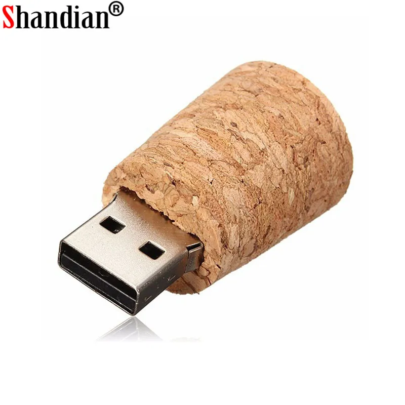 SHANDIAN реальная емкость Новое поступление посыльного бутылки usb памяти стекло дрейф бутылки usb флэш-накопители srong упаковка подарок