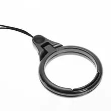 2 в 1 многофункциональный металлический держатель для мобильного телефона с ремешком и кольцом для пальца, Противоскользящий коврик