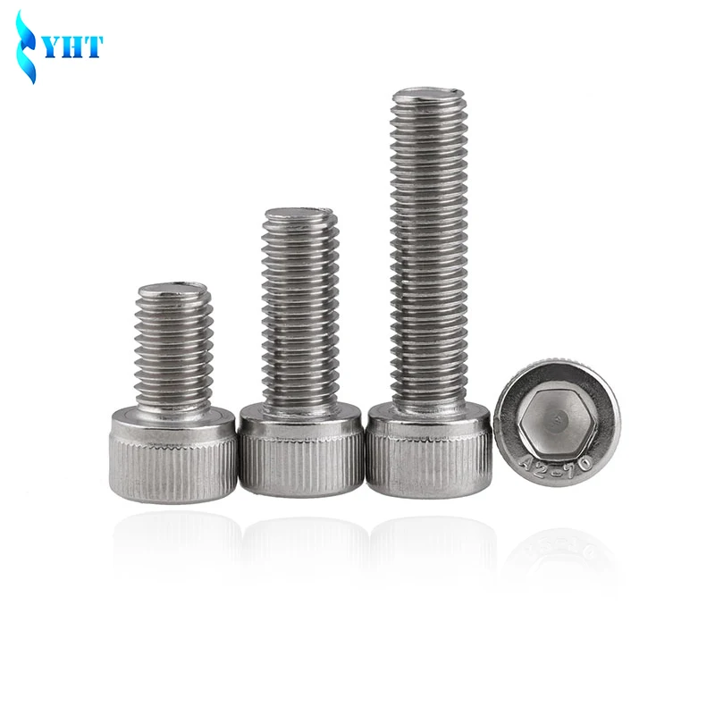 50pcs or 100pcs DIN912 M3 M4 M5 M6 M8 Metric Thread 304 Stainless Steel Hex Socket Head Cap Screw Bolts 4-50 mm 50pcs or 100pcs DIN912 M3 M4 M5 M6 M8 Metric Thread 304 Stainless Steel Hex Socket Head Cap Screw Bolts 4-50 mm