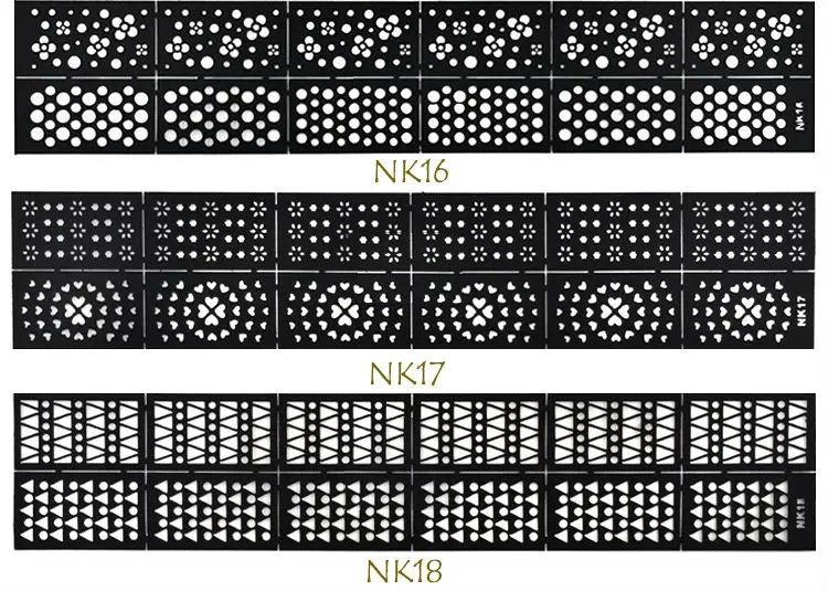 Трафаретная штамповка для маникюра, виниловые наклейки для маникюра и красоты, инструменты для ногтевого дизайна, 12 насадок/листов