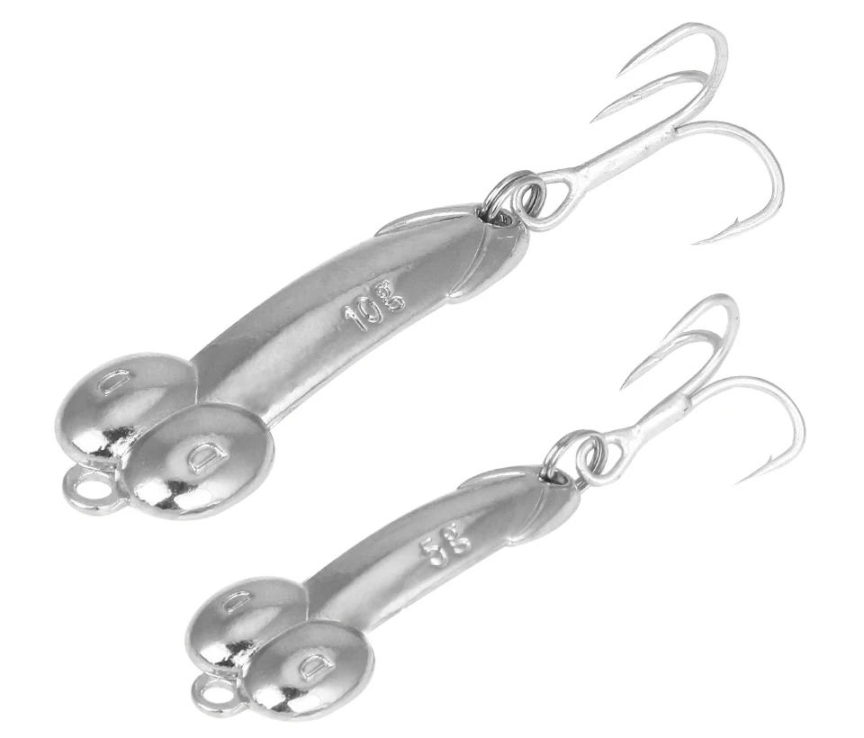 Fishing Lure Hard Baits Silver Gold Bass Pike Fishing Tackle Swim