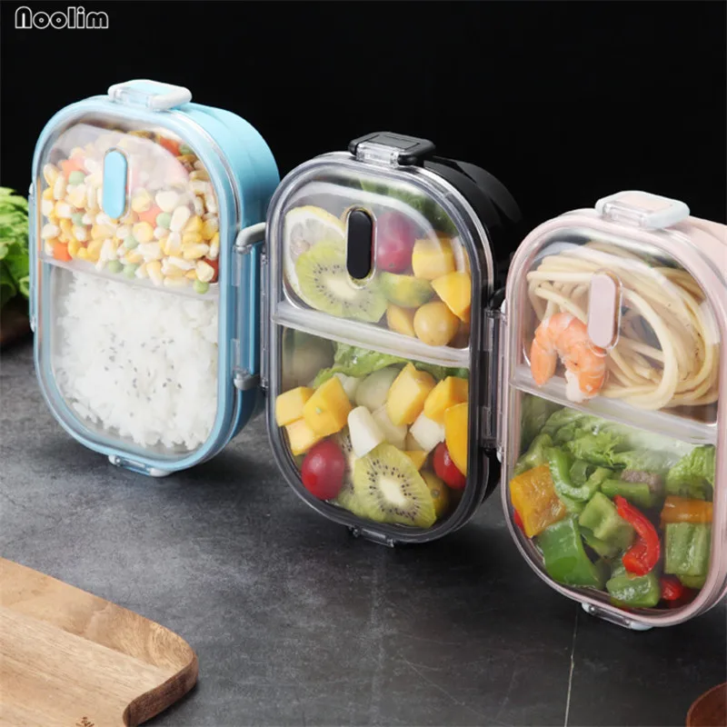 Японская портативная герметичная коробка для обеда для детей, школы, офиса, нержавеющая сталь, коробка для хранения еды, кухонный герметичный контейнер для еды