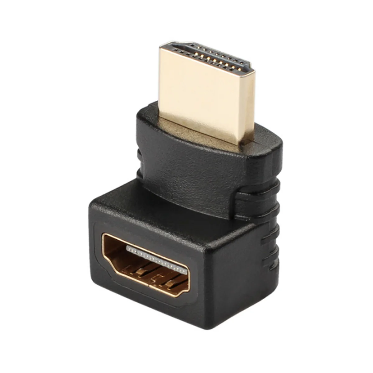 1 шт. HDMI адаптер мужчин и женщин M-F прямой изгиб 90 ° Кабель HDMI Удлинительный переходник удлинитель