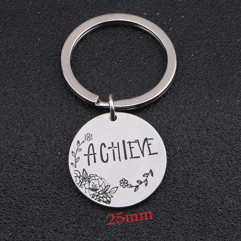 Брелок для ключей Lucky Jewelry аксессуар с фигуркой подарок на День учителя Круглый
