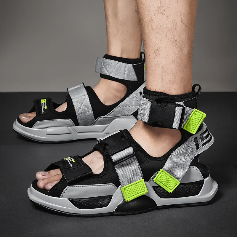 

YRRFUOT High Quality SNew York Show Fashion Sandals Light Outdoor Non-slip Men Shoes Leisure Shoes Hot Sale Trend Men Sandals 44