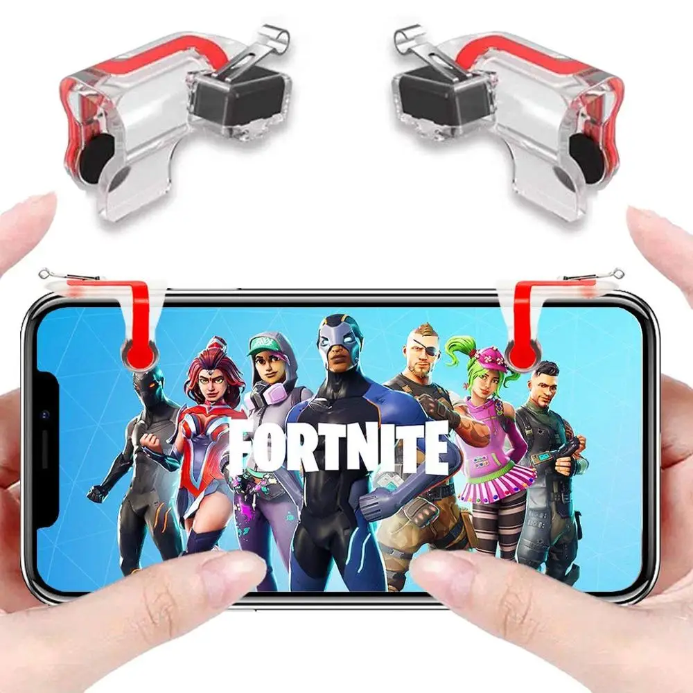 

Universal Game Trigger Fire Button Smartphone Mobile Joystick Game L1 R1 Shooter Controller PUBG / Survival Rule / Arbor Output