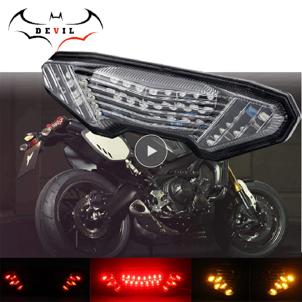 Светодиодный задний фонарь указатель поворота для YAMAHA MT 09 14 16 Φ MT09 Tracer 900/GT MT10 FZ10 15