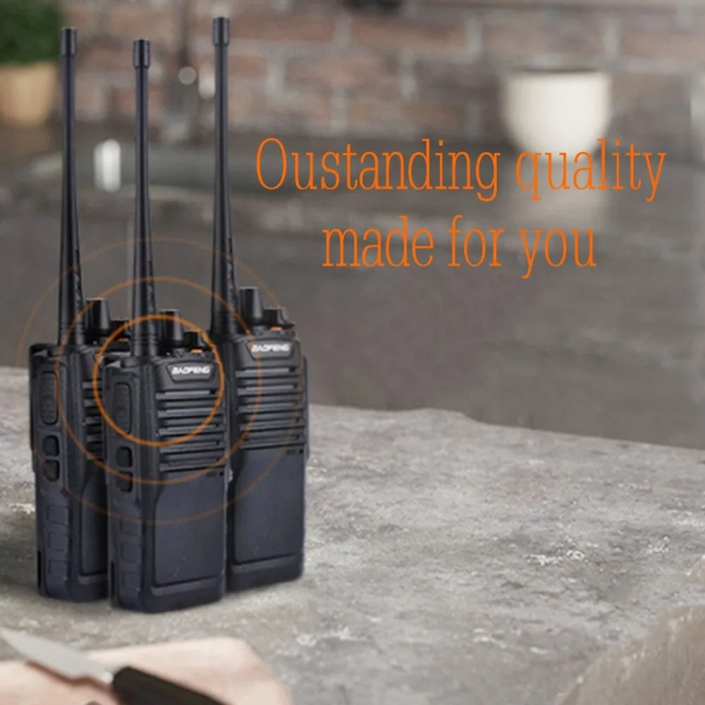 BaoFeng-9700 Walkie Talkie 8 Вт UHF радио трансивер водонепроницаемый сканер для наружного охоты кемпинга специальная гарнитура