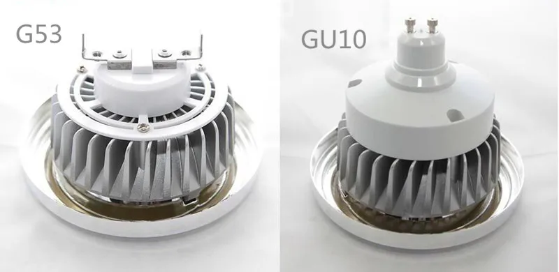Диммируемый 15 Вт COB Светодиодный прожектор Светодиодный светильник AR111 QR111 G53 GU10 светодиодный светильник лампа AC110V/220 V/DC12V заменить галогенные лампы