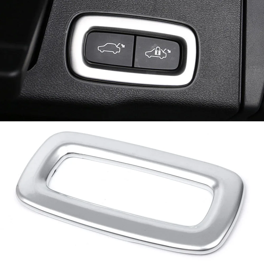 

Tailgate Rear Trunk Switch Frame Protector Trim Decoration for Volvo​ XC60 Second Generation 2018 2019 ABS Plastic