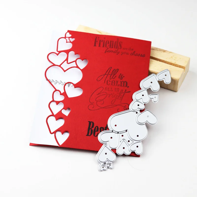 heart lace frame dies
