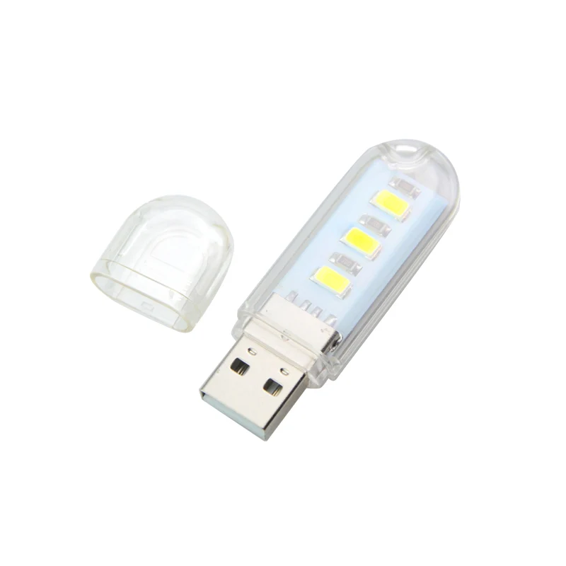 Мини-usb светодиодный светильник-Книга s 3 светодиодный s 5730SMD 1,5 Вт походный светильник светодиодный светильник для чтения ночной Светильник для ПК ноутбука портативного компьютера power Bank