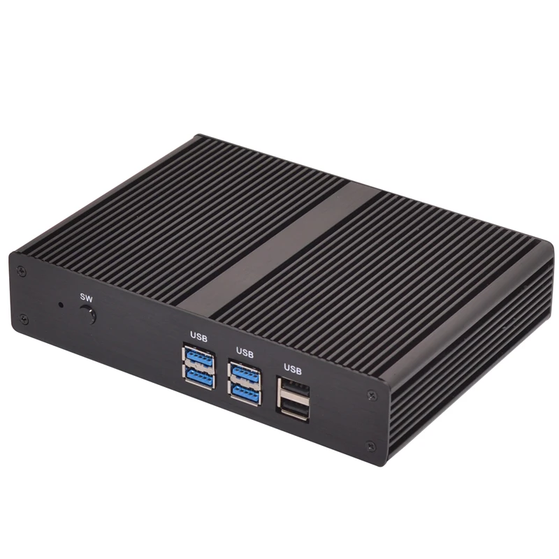 Мини пк Intel core i3 4020Y i5 4200Y без вентилятора Win 7 10 гигабит LAN VGA HDMI офисный неттоп 2955U