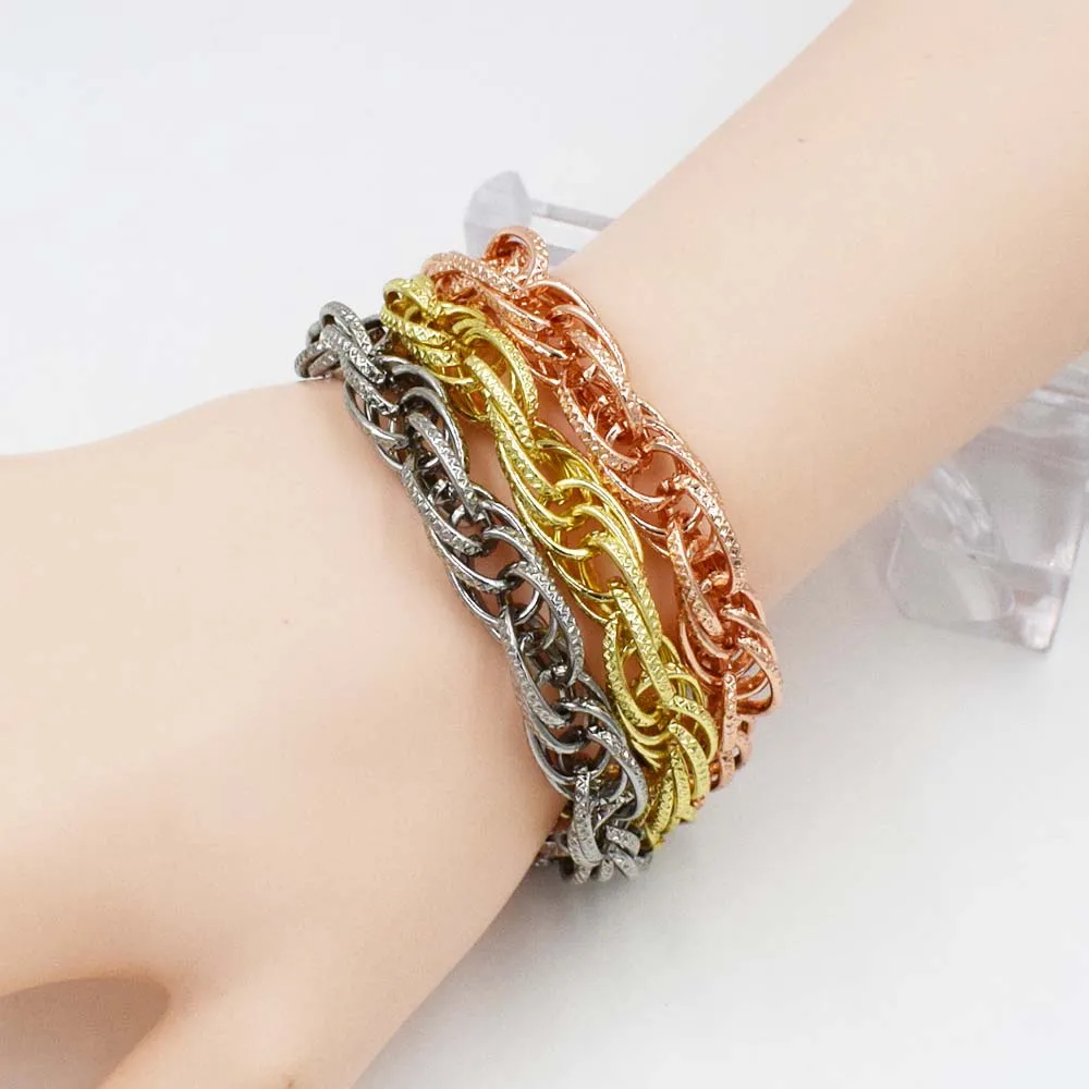 

New fashion bracelet Dubai gold-color of women cuff delicate wedding bracelet beautiful Birthday gift Jewelry