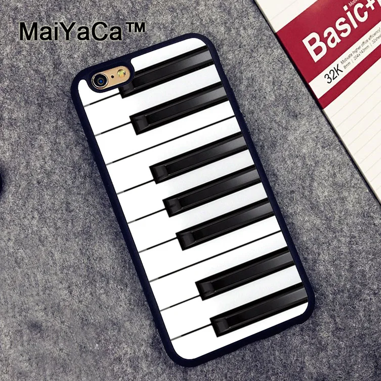 MaiYaCa Piano Keyboard Phone Case For iphone 7 8 6 6S Plus X XR XS MAX