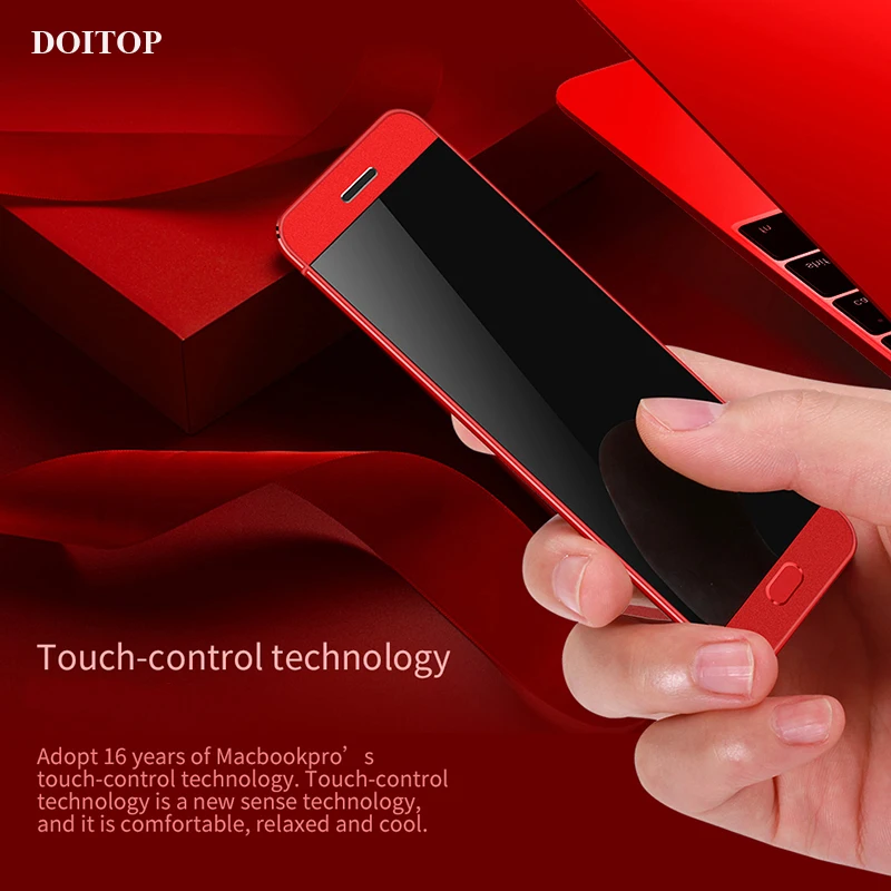 

DOITOP 1.54 inch Ultra thin Cellphone Student Lady Children Bluetooth Mobilephone Mini Cellphone Stereo MP3 Music Player MP4