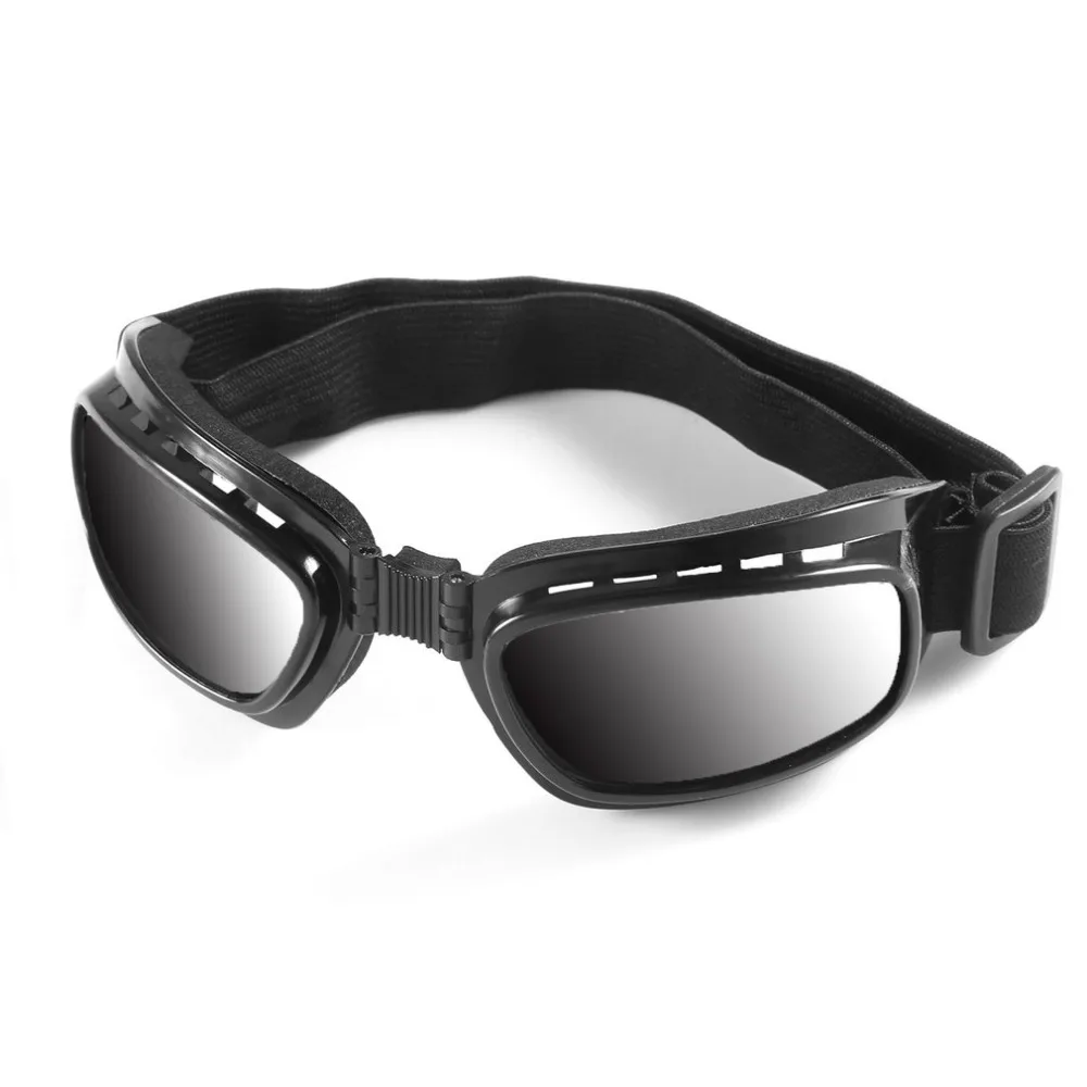 Горячие складные винтажные мотоциклетные очки ветрозащитные пылезащитные лыжные очки внедорожные гоночные очки Регулируемые эластичные ленты
