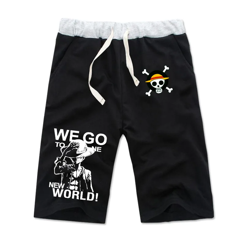 Aliexpress.com : Buy Anime One Piece Cotton Casual Short Pants Luffy ...