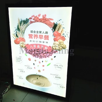 

5PCS A1 Poster Size Ultra Slim Magnetic Aluminum Frame LED Menu Poster Illuminated Boards Light Box Signs for Restaurant