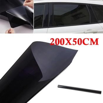 

200*50cm Film Non-Reflective Dark Black Uncut Scratch Resistant 5% VLT
