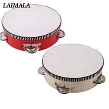 6 дюймов детский мини-барабан для детей раннего образования музыкальные инструменты, детские игрушки для мальчиков и девочек для танцев ручной игрушка барабан