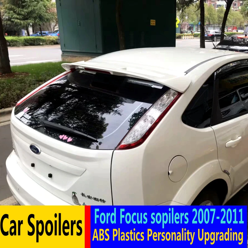 

For Ford Focus Spoiler 20072011 High Quality ABS Material Car Rear Wing Primer Color Rear Spoiler For Ford Focus Spoiler