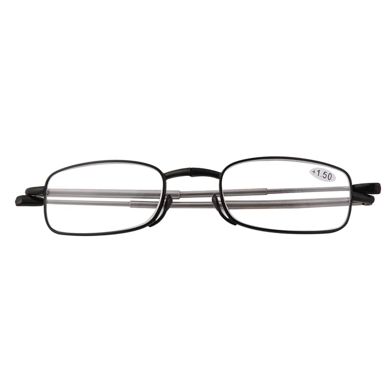 2x складной чтения очки для мужчин и женщин для чтения для офиса дома путешествия полная оправа очки+ 1,0 до+ 4,0 линзами в металлической оправе