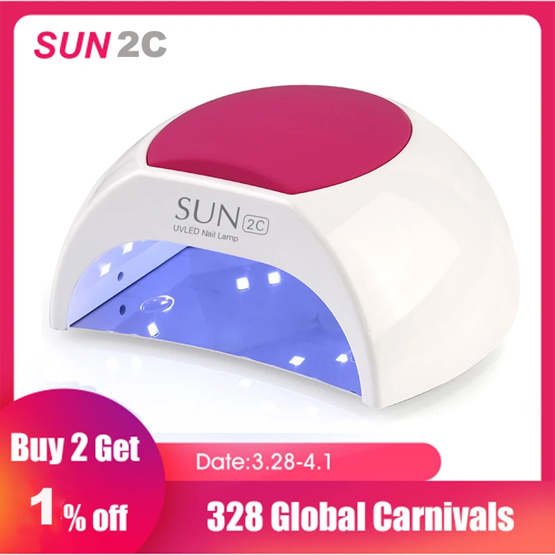 

RainSolid 48W UV LED Lamp Nail Dryer 33 PCS LEDs Nail Lamp For Curing UV Gel Nail Polish With Sensor LCD Display