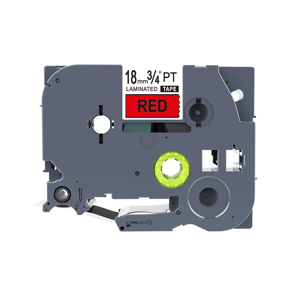 

1PCS compatible Black on Red TZe-441 TZ-441 tz441 18mm laminated label tapes for Ptouch label printers