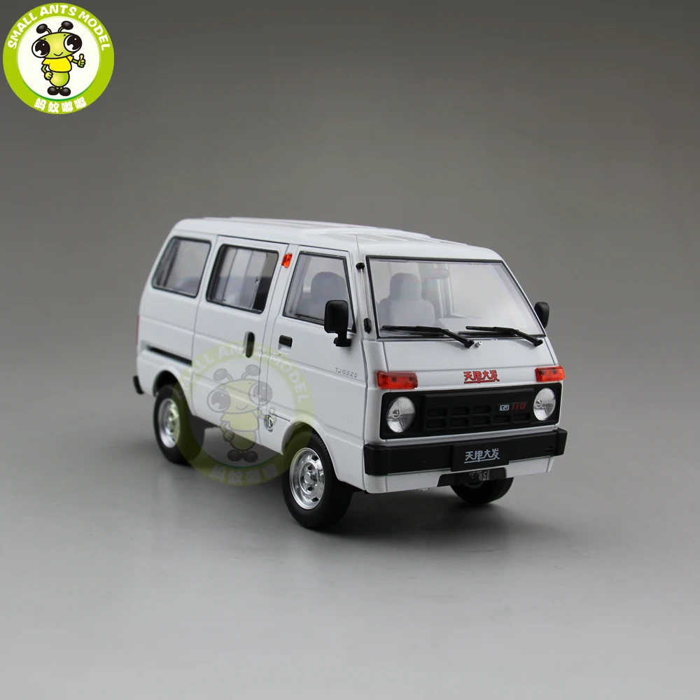 1/18 DAIHATSU Китай Тяньцзинь хуали TJ110 литой автомобиль фургон Модель Игрушка Подарочная Коллекция белый