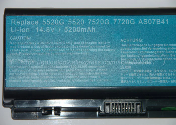 Golooloo 14,8 V Батарея для acer Aspire 5920G 5520G 5315 AS07B31 AS07B32 AS07B42 AS07B41 AS07B51 AS07B52 AS07B61 AS07B71 AS07B72