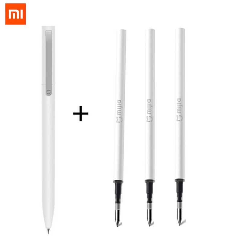 

Original Xiaomi Mijia Sign Pen Japan Ink 9.5mm Durable Signing Pen Stylus PREMEC Smooth Switzerland Refill Rods For Office