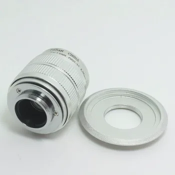 

Silver FUJIAN 35mm F1.7 CCTV TV Movie lens + C Mount for Sony E Mount Nex-5T Nex-F3 Nex-6 Nex-7 Nex-5R A6300 A6100 A6500 A5100