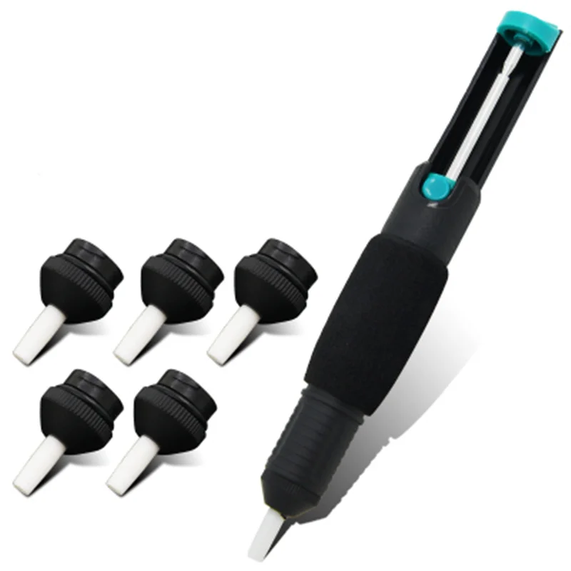 

SZBFT 210mm Suction Tin Solder Suckers Desoldering Gun Soldering Iron Pen Hand Tools with pen head