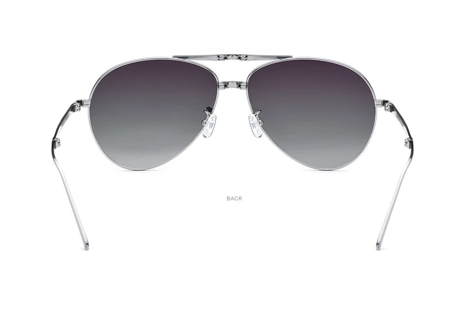 FONEX, чистый титан, поляризационные солнцезащитные очки, мужские, складные, пилот, солнцезащитные очки для мужчин, бренд, дизайнерские, высокое качество, оттенки 838