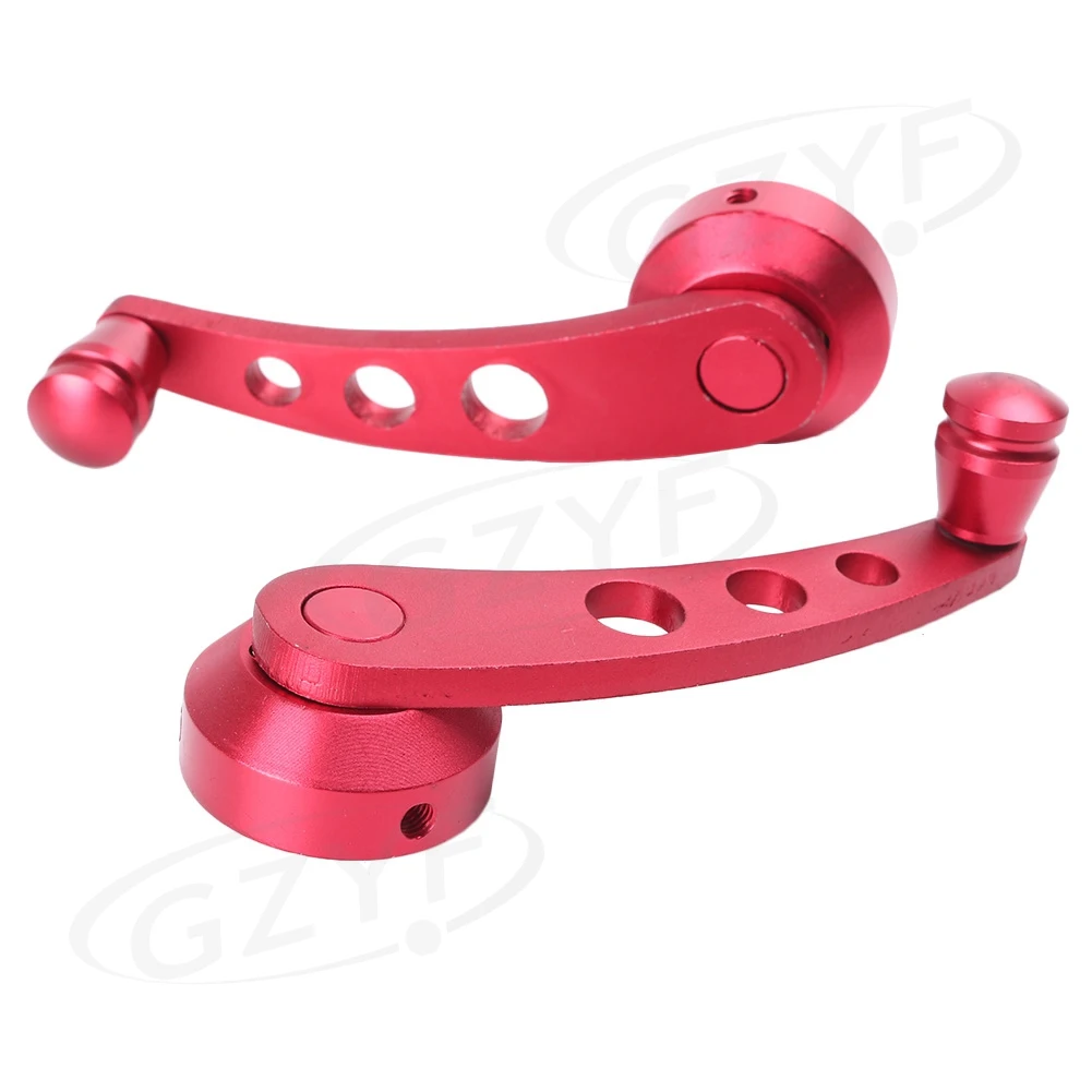Manual Window Glass Lift / Door Lock/Open Crank Handle Knobs Assembly For For Universal Automobile Car Accessories Aluminum