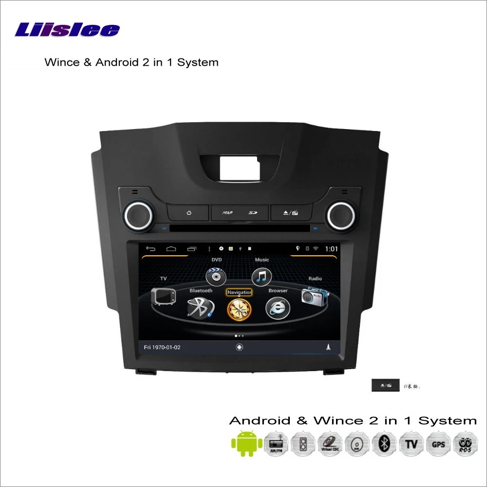 Liislee автомобильное мультимедиа андроид для Holden Colorado 2012~ 2013 радио-cd-dvd-плеер gps-навигатор Аудио Видео Стерео Системы