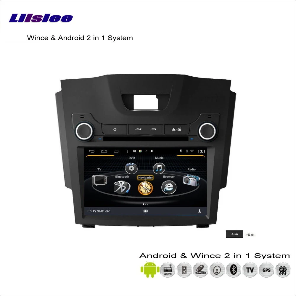 Cheap Liislee Car Android Multimedia For Holden Colorado 2012~2013  Radio CD DVD Player GPS Navi Navigation Audio Video Stereo System 4