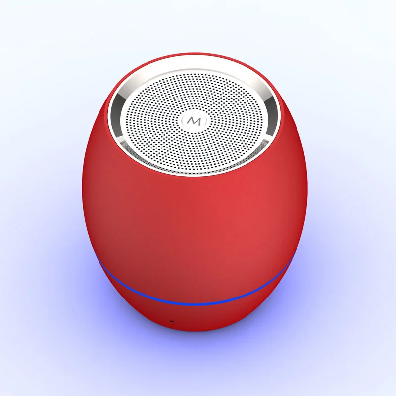 Беспроводной Bluetooth динамик мини телефон маленький звук суперсабвуфер домашняя карта динамик - Цвет: Красный