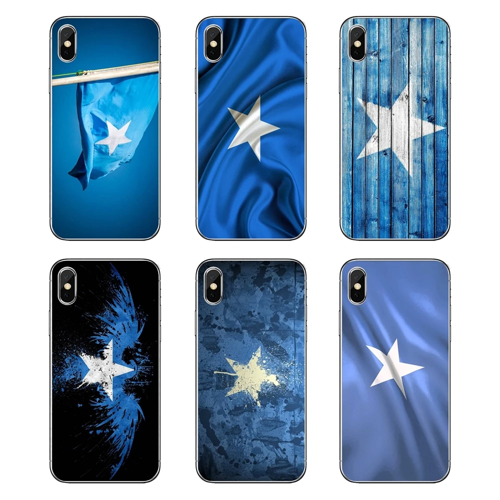 

Somalia national Banner Flag Poster For Huawei Honor 8 8C 8X 9 10 7A 7C Mate 10 20 Lite Pro P Smart Plus Silicone Phone Bag Case
