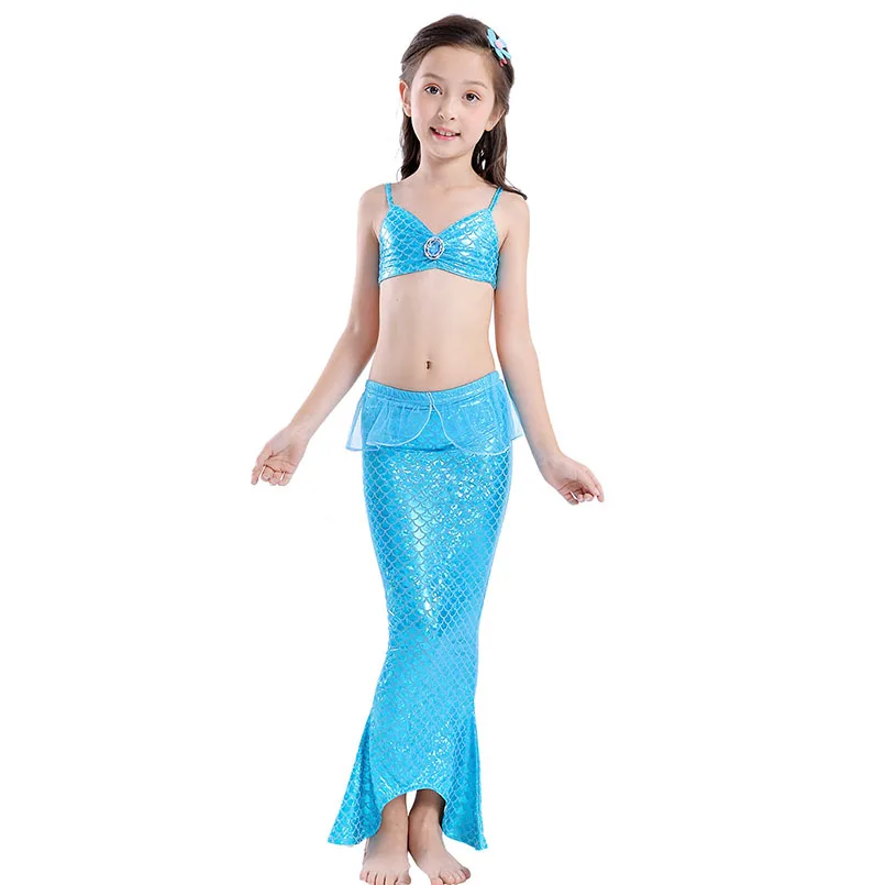 mermaid tail swimwear blue 7