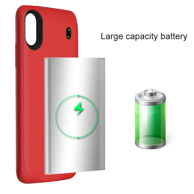 For iPhone X Battery Charger Case Charging Cases Cover 4000Mah Portable Power Bank External Pack Backup Case Dropshipping
