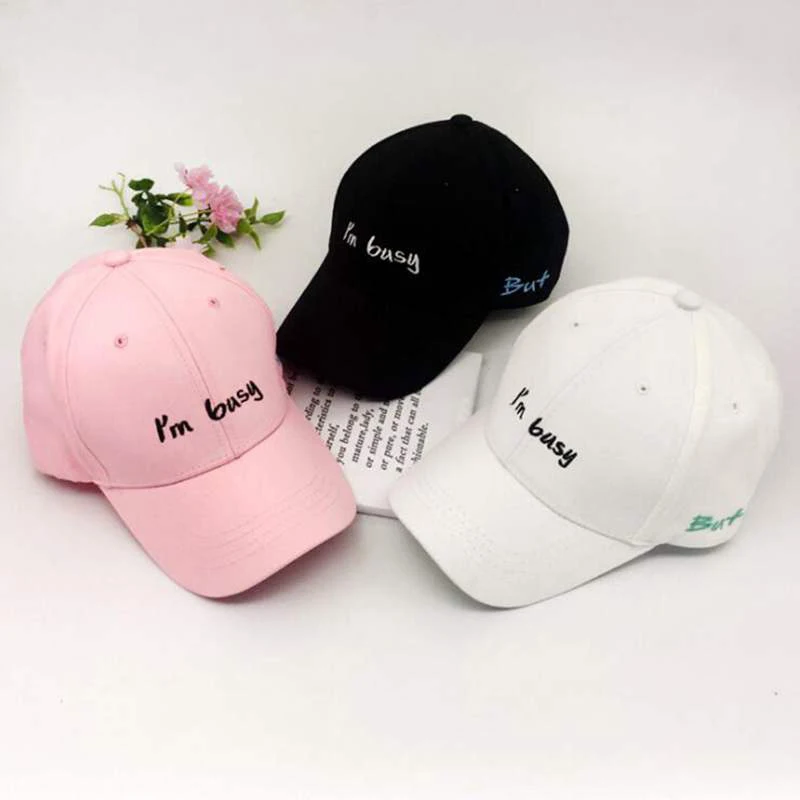 

Fashion Summer Women Men Baseball Cap Letter Embroidery Print Unisex Hats Adjustable Hip Hop Sun Cap