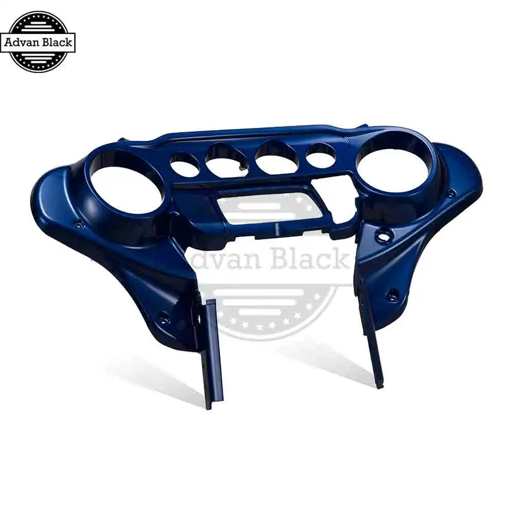 AdvanBlack Superior Blue Batwing Inner Speedometer Cowl Fairing For Harley Touring Street