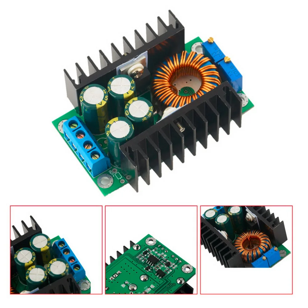 

1pcs Professional Step-down Power DC-DC CC CV Buck Converter Supply Module 8-40V To 1.25-36V 12A Adjustable