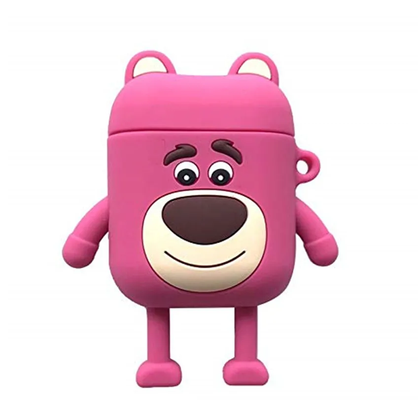 Силиконовый чехол с медведем Kumamoto для Airpods1234 ударопрочный силиконовый милыми