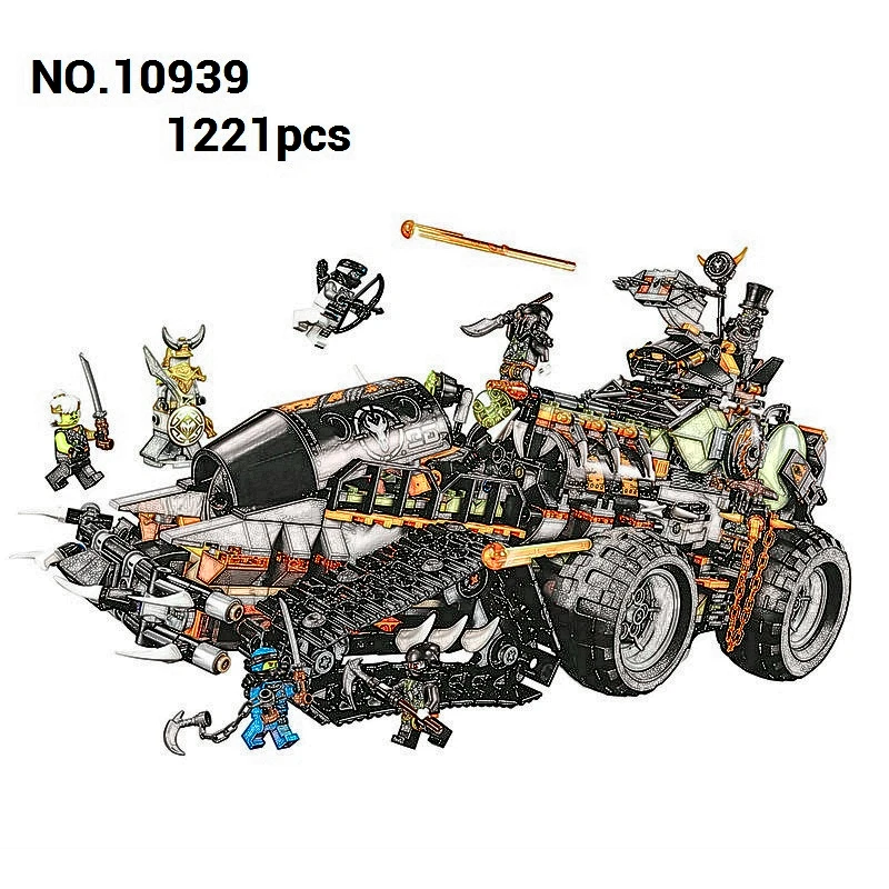 

BELA 10939 Brick Toys Ninjagoed Dieselnaut Set Building Blocks Bricks Kids Toys For Children Christmas gift